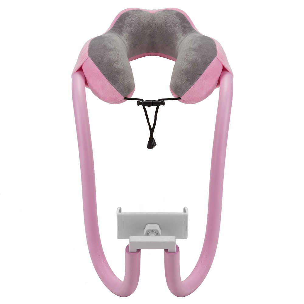 Neck Support Pillow with Built-in Phone Holder