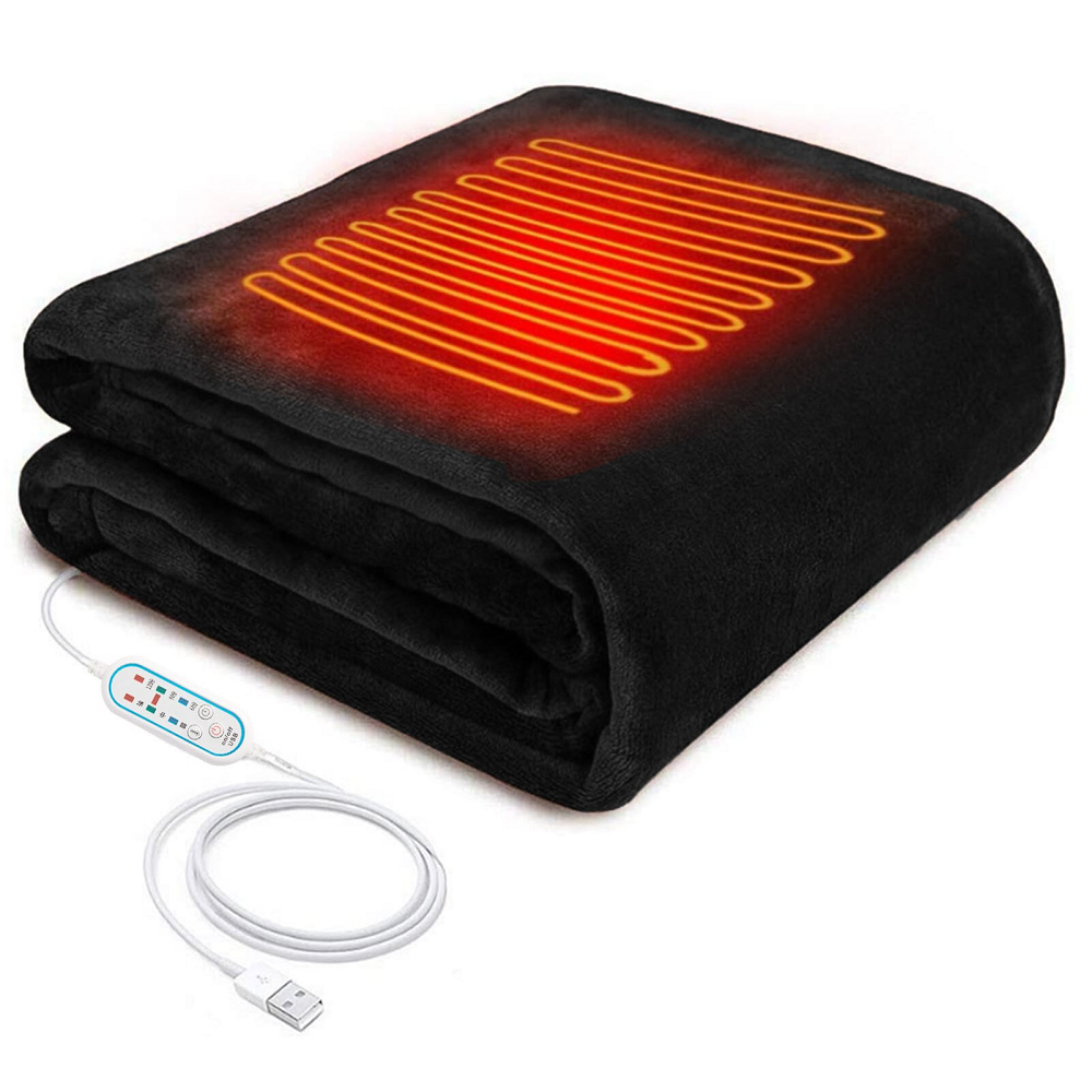 Wearable Heating Shawl Blanket with USB Connection