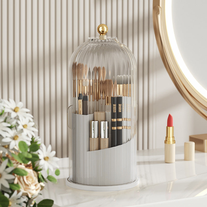 360-Degree Rotating Brush Storage Solution