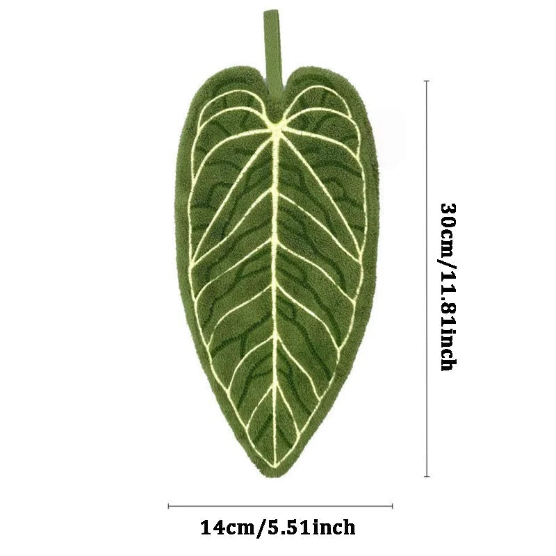 Tropical Leaf Towel | Highly Absorbent | Quick Dry | 100% Polyester