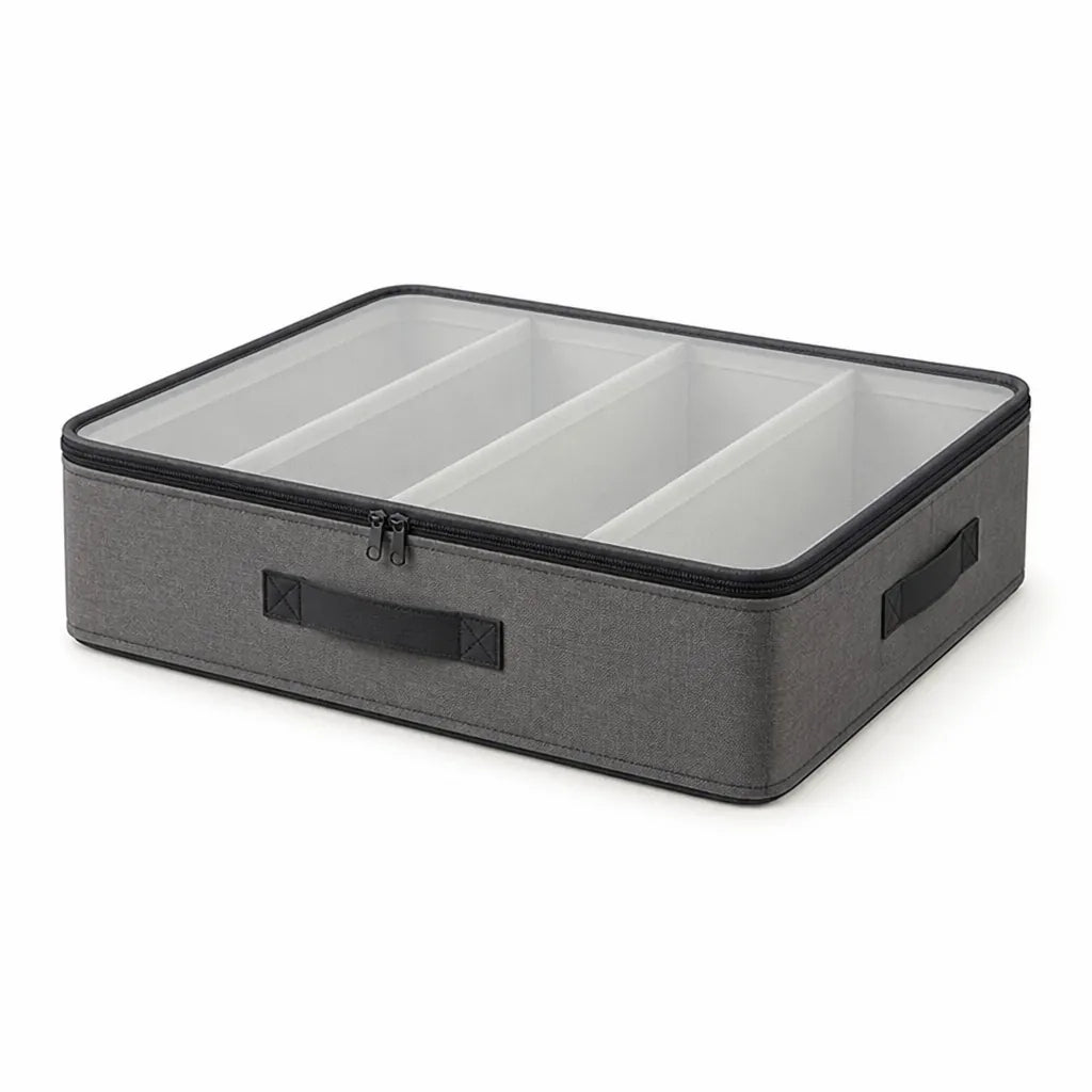 Versatile Stackable Storage Container with Clear Lid