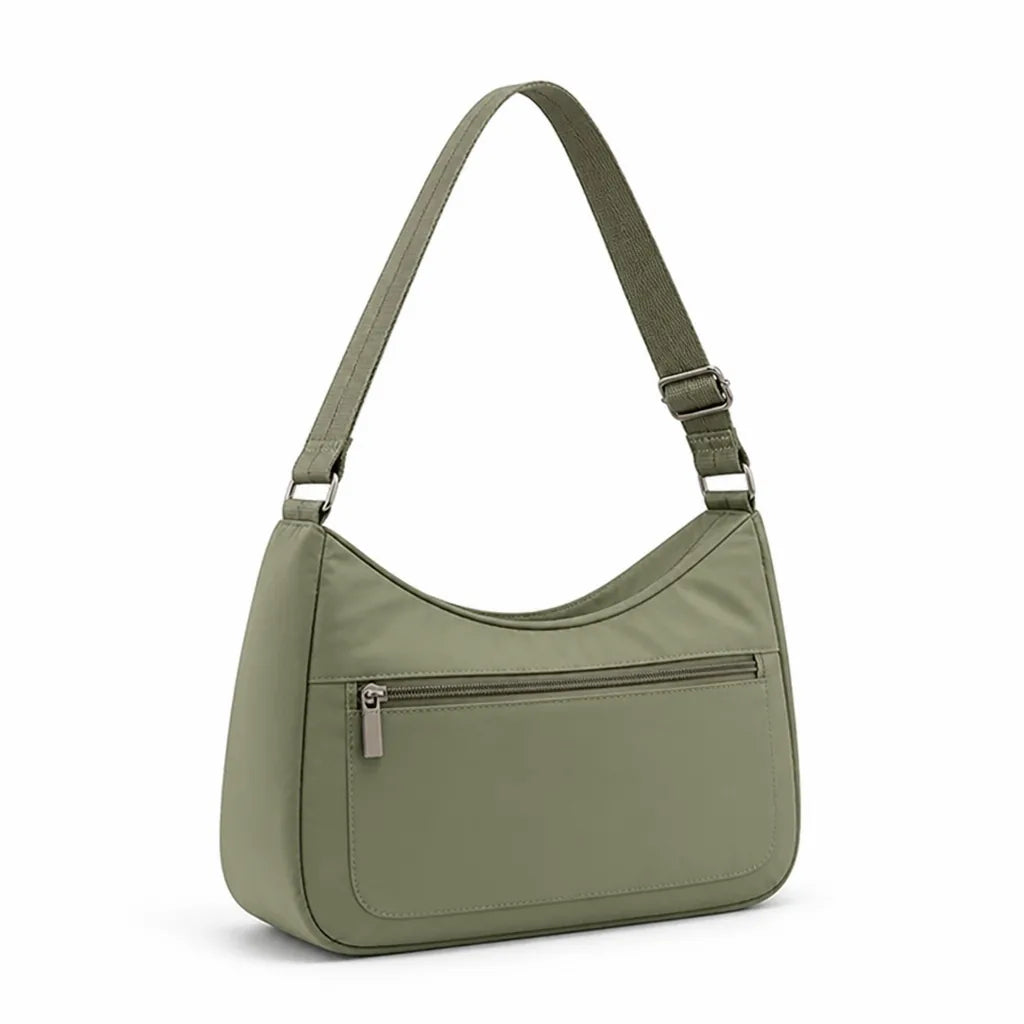 Stylish Checkered Sling Bag with Adjustable Strap & Secure Zipper