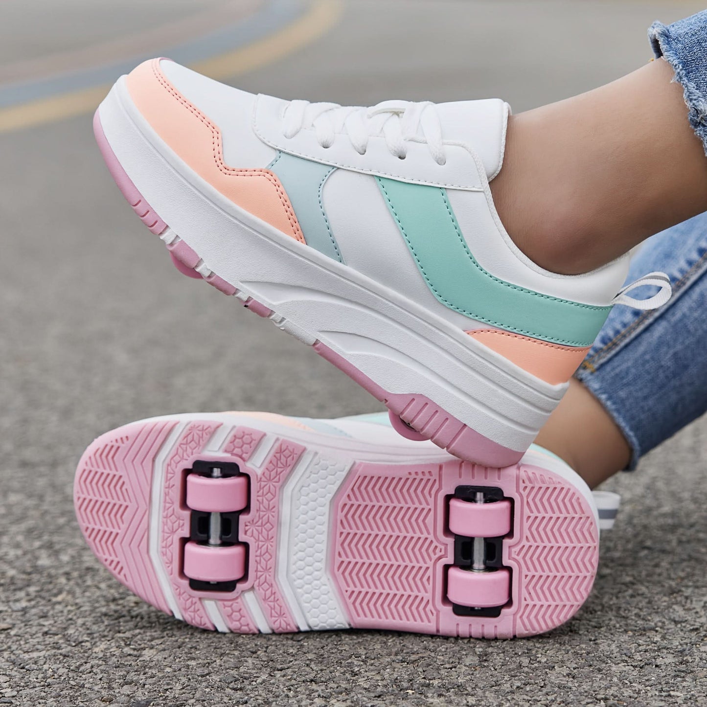 Patchwork Design Outdoor Sneakers for Walking