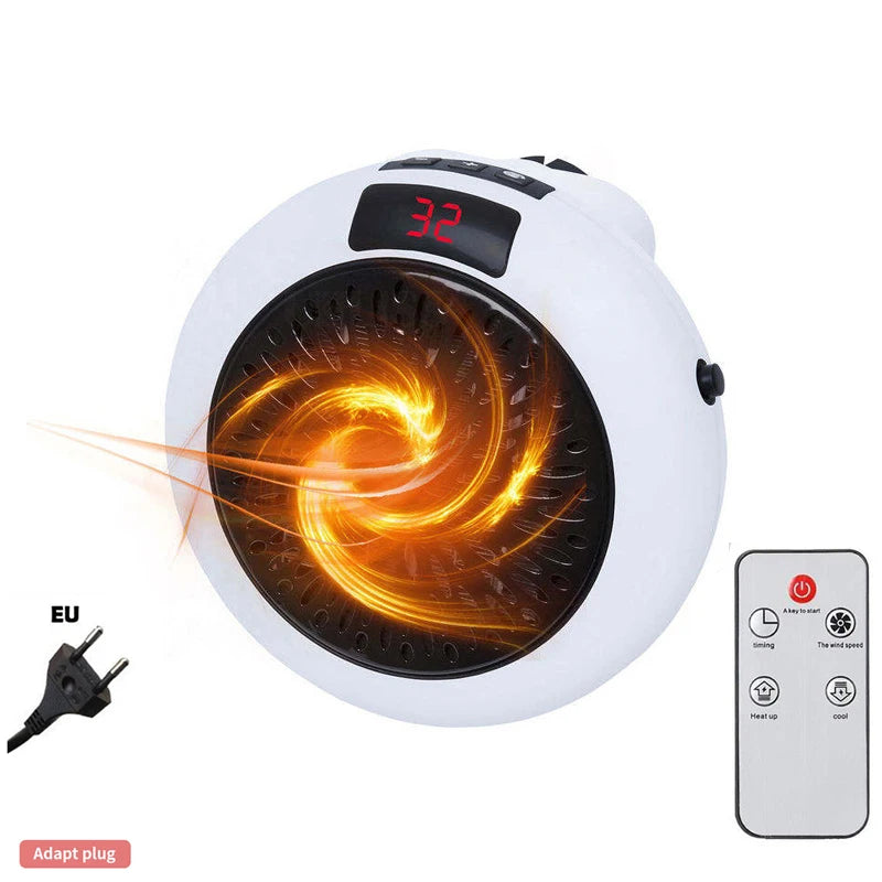 Portable PTC Ceramic Space Heater for Home and Office – Compact Mini Fan Heater