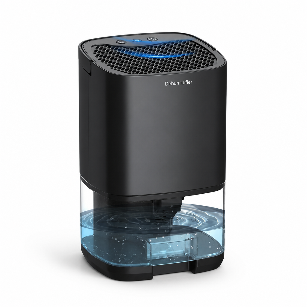 Whisper-Quiet Dual Action Humidity Controller & Air Cleaner