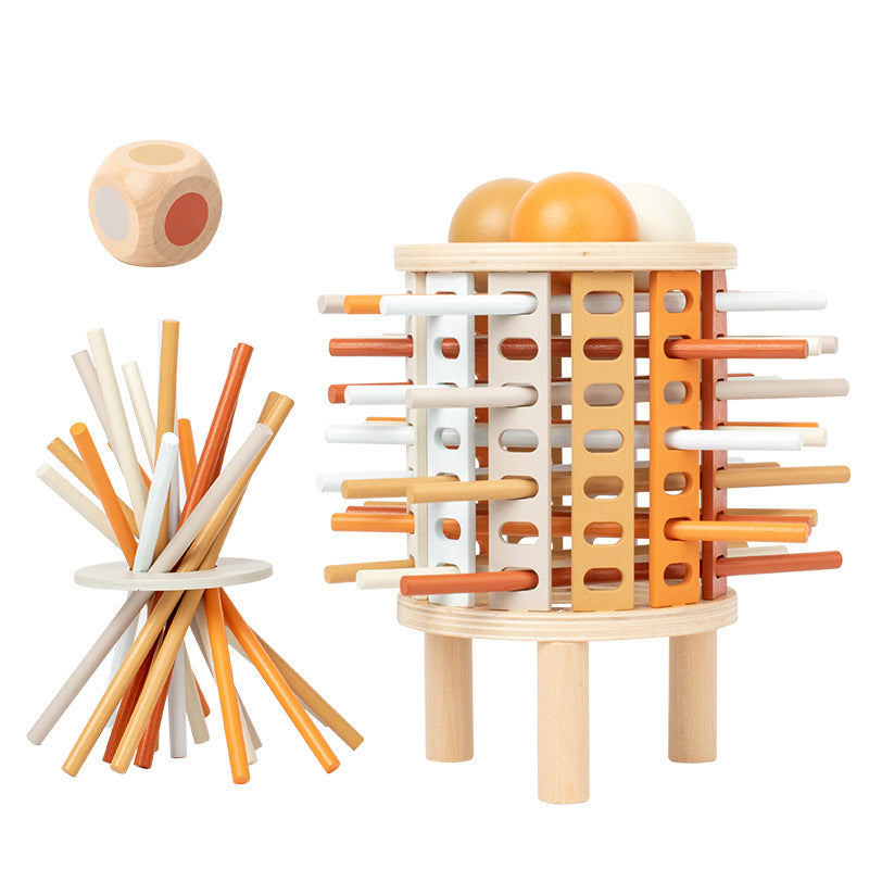 Wood Stacking Game for Improved Focus and Coordination