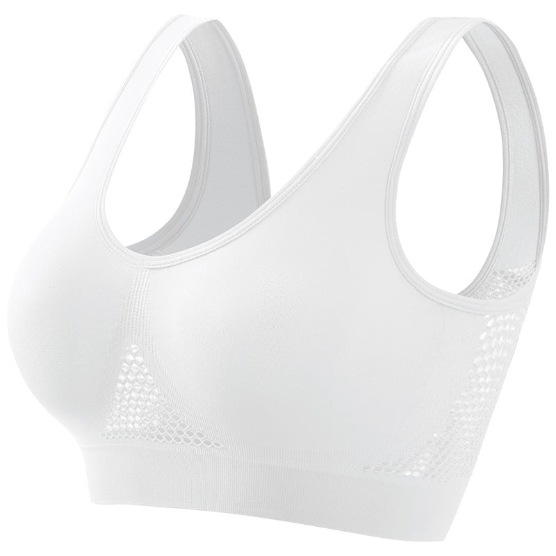 Seamless Wireless Sports Bra with Breathable Mesh | 2-Pack