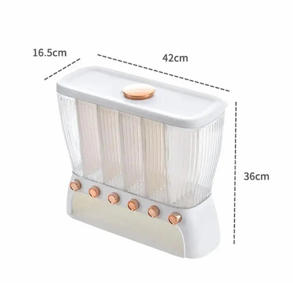 Multi-Compartment Food Storage Dispenser – FreshKeeper