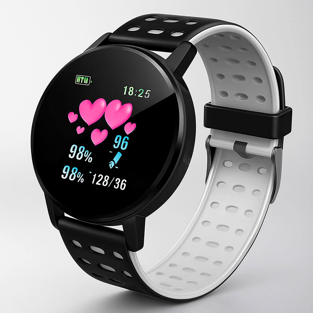 All-Weather Fitness Tracker Smartwatch with Health Monitoring