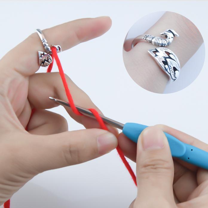 2-Pack Adjustable Knitting Loops for Crafting