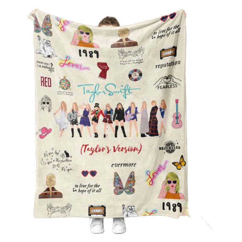Nap Blanket for Travel and Home Office Use - Swiftmas Design