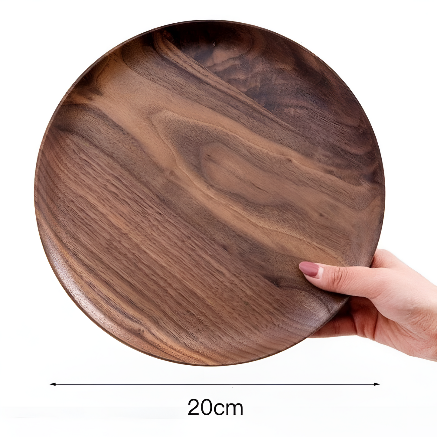Natural Wooden Serving Board – Handcrafted Walnut Plate