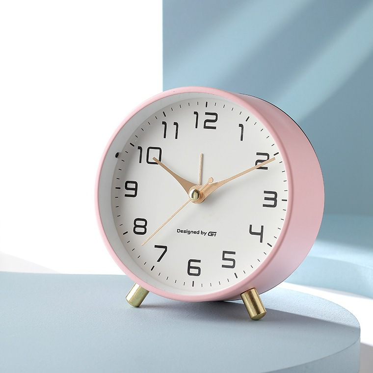 Contemporary Scandinavian Silent Table Clock
