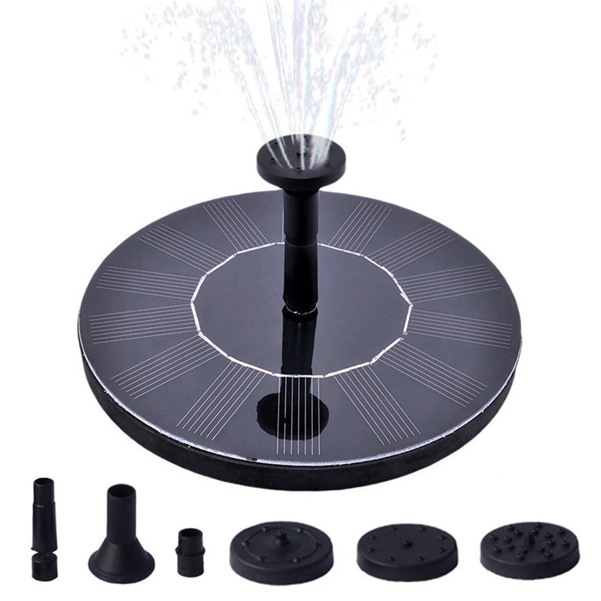 Solar Fountain Pump for Water Features – Ideal for Ponds, Birdbaths, Gardens