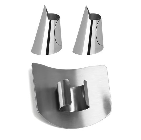 Stainless Steel Finger Protection Set - 3 Pieces