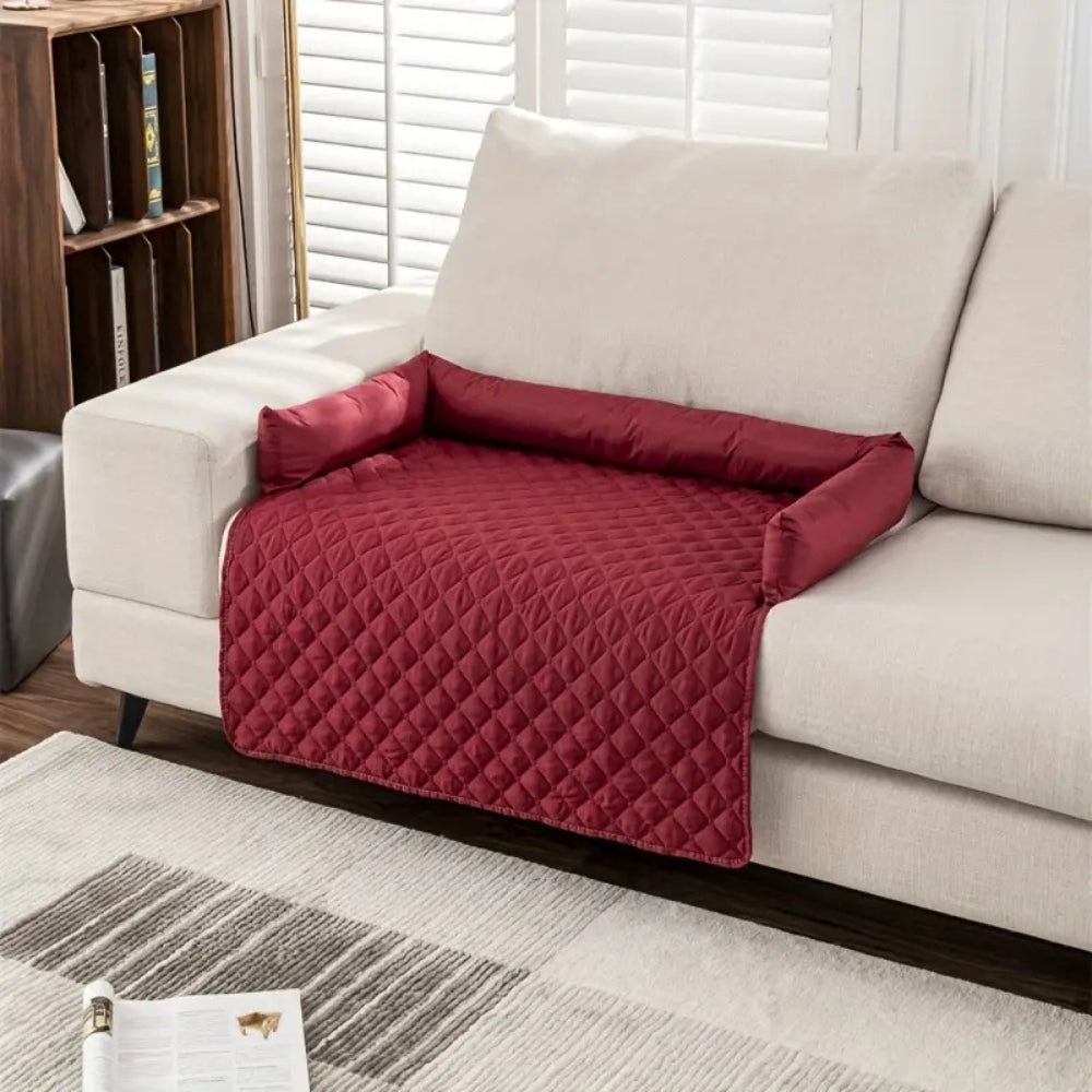 ComfortGuard Quilted Pet Couch Cover