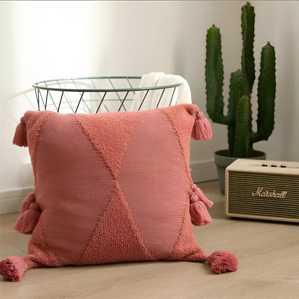 Chic Comfort Pillows with Playful Tassels