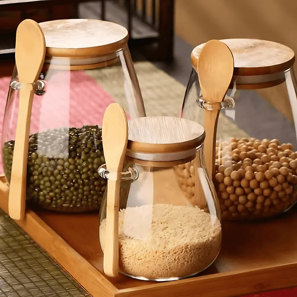 Airtight Kitchen Storage Container for Coffee and Tea