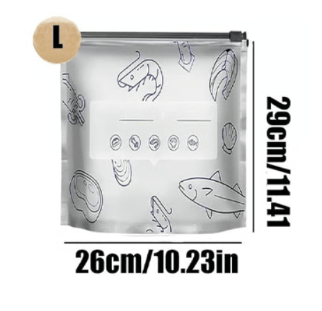 EcoSeal – Reusable Food Storage Bags for Freshness