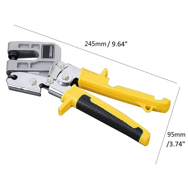 Effortless Metal Connector Tool | One-Handed Crimping Pliers