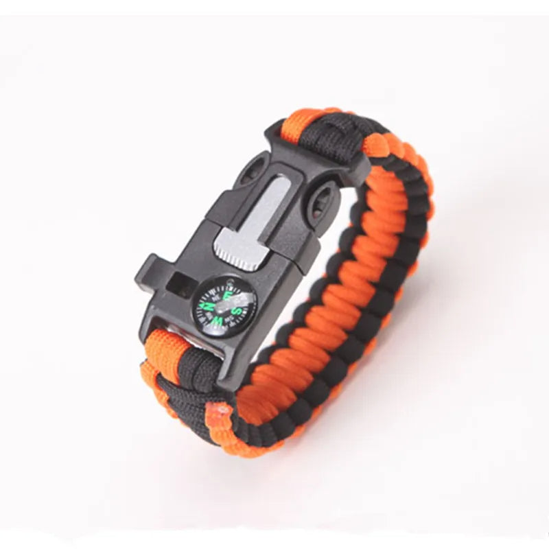 15 Functions Survival Bracelet Made of Paracord