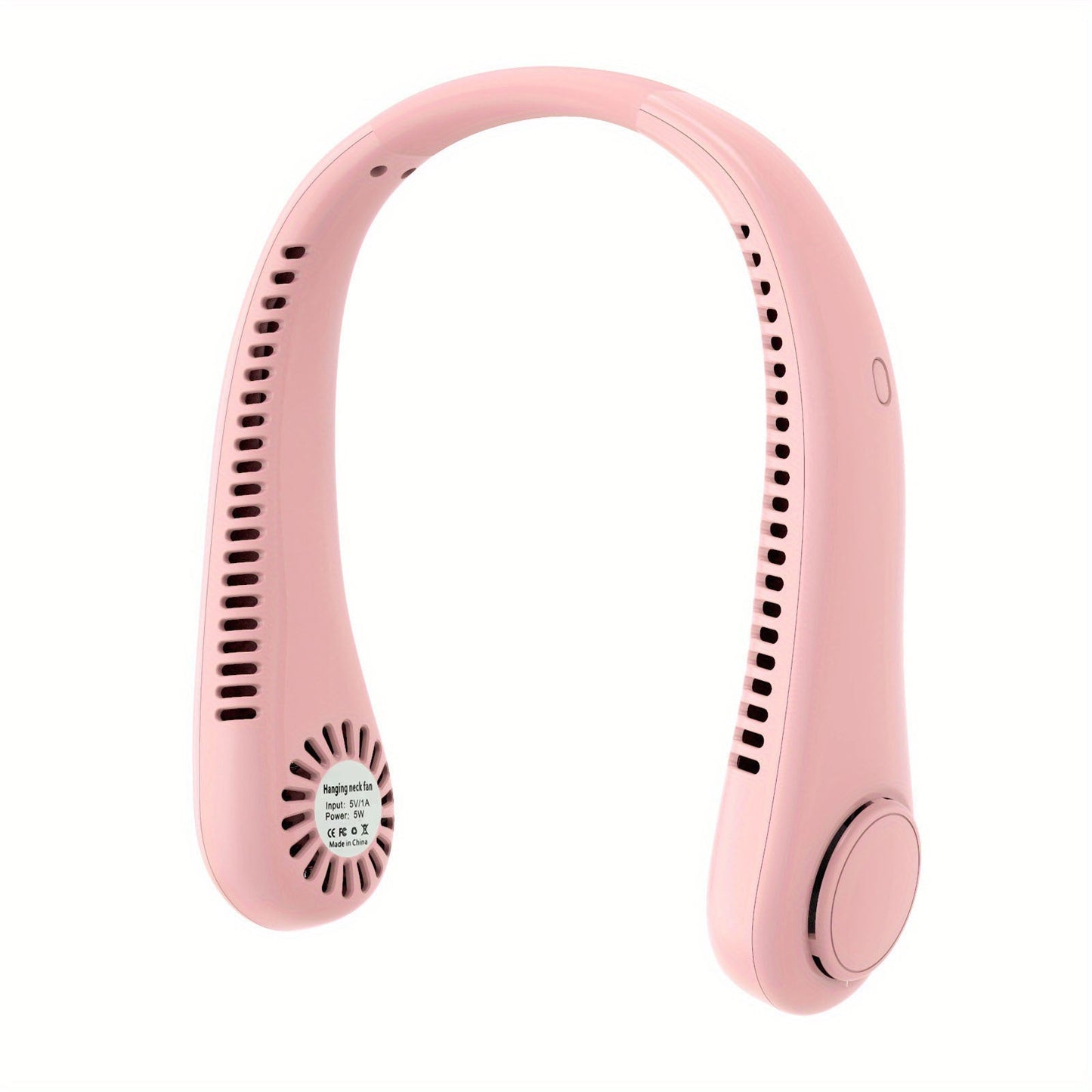 Rechargeable Mini Bladeless Neck Fan - Wireless Portable Personal Cooler
