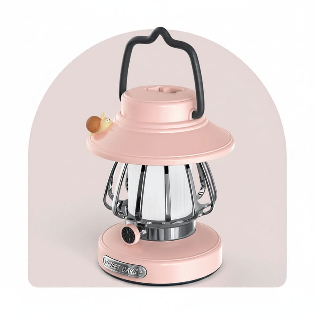 Cozy Indoor Retro Night Lamp – Portable Design for Warm Ambiance