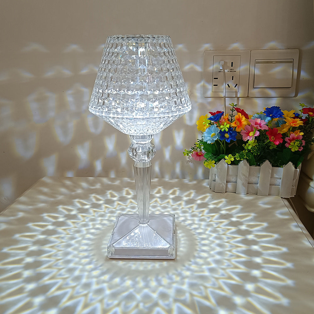 Decorative Table Lamp for Bedroom - Rose Design Nightlight Gift