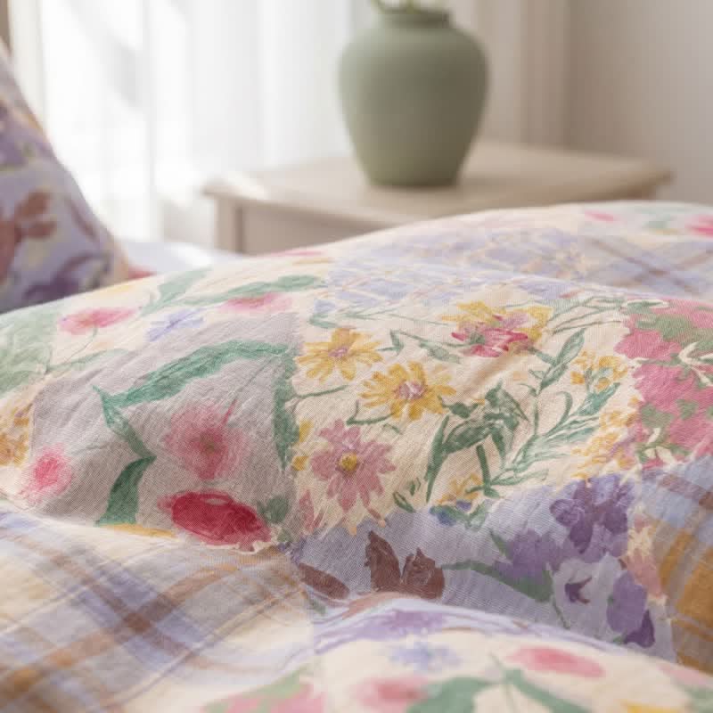 Floral Garden Bedding Set for Elegant Home Decor