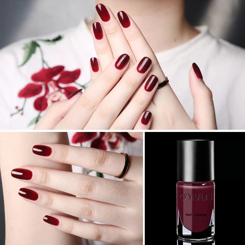 Trio of Peelable Nail Polish - Effortless Color Changes with Shine