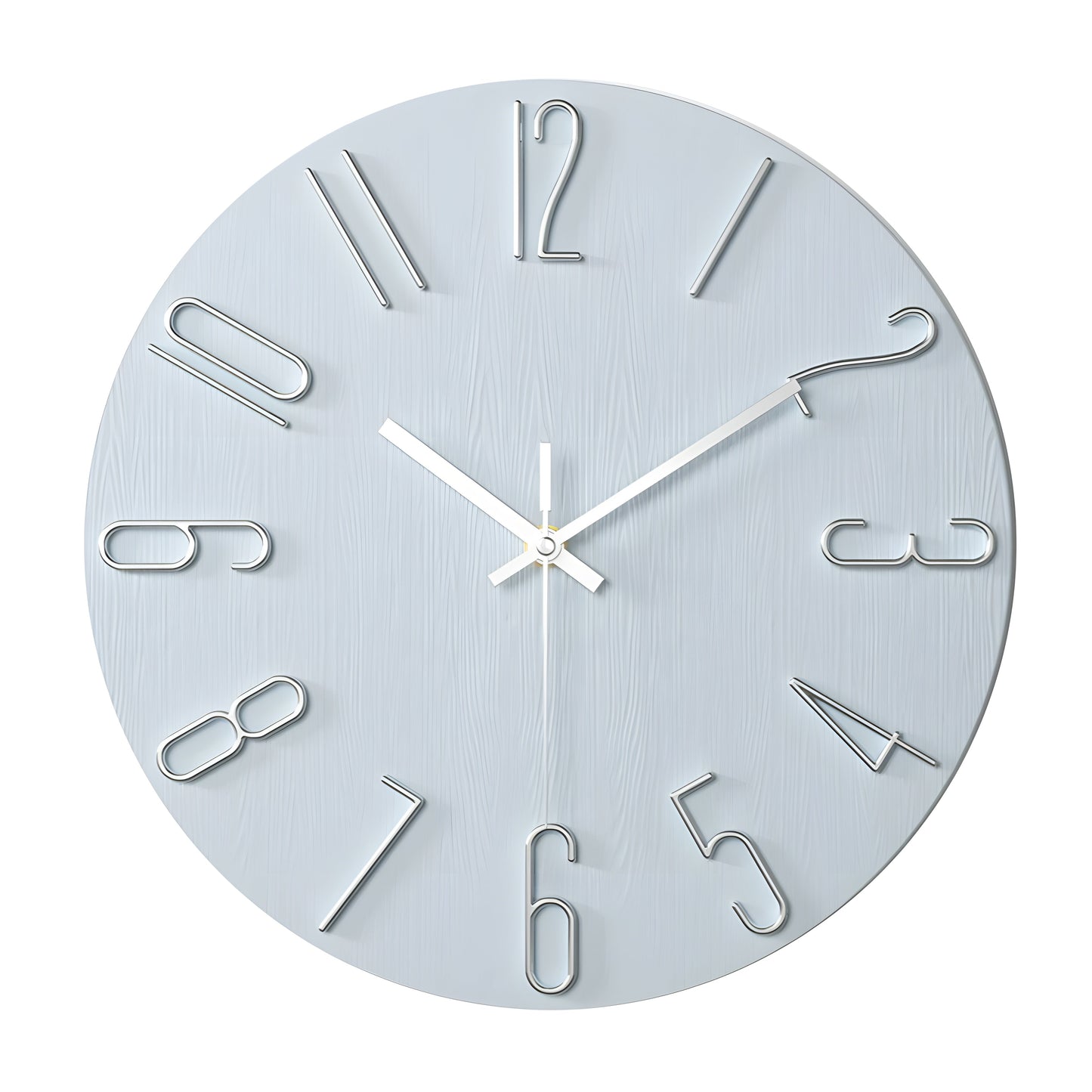 Minimalist Wall Clock with Silent Quartz Movement for Modern Interiors