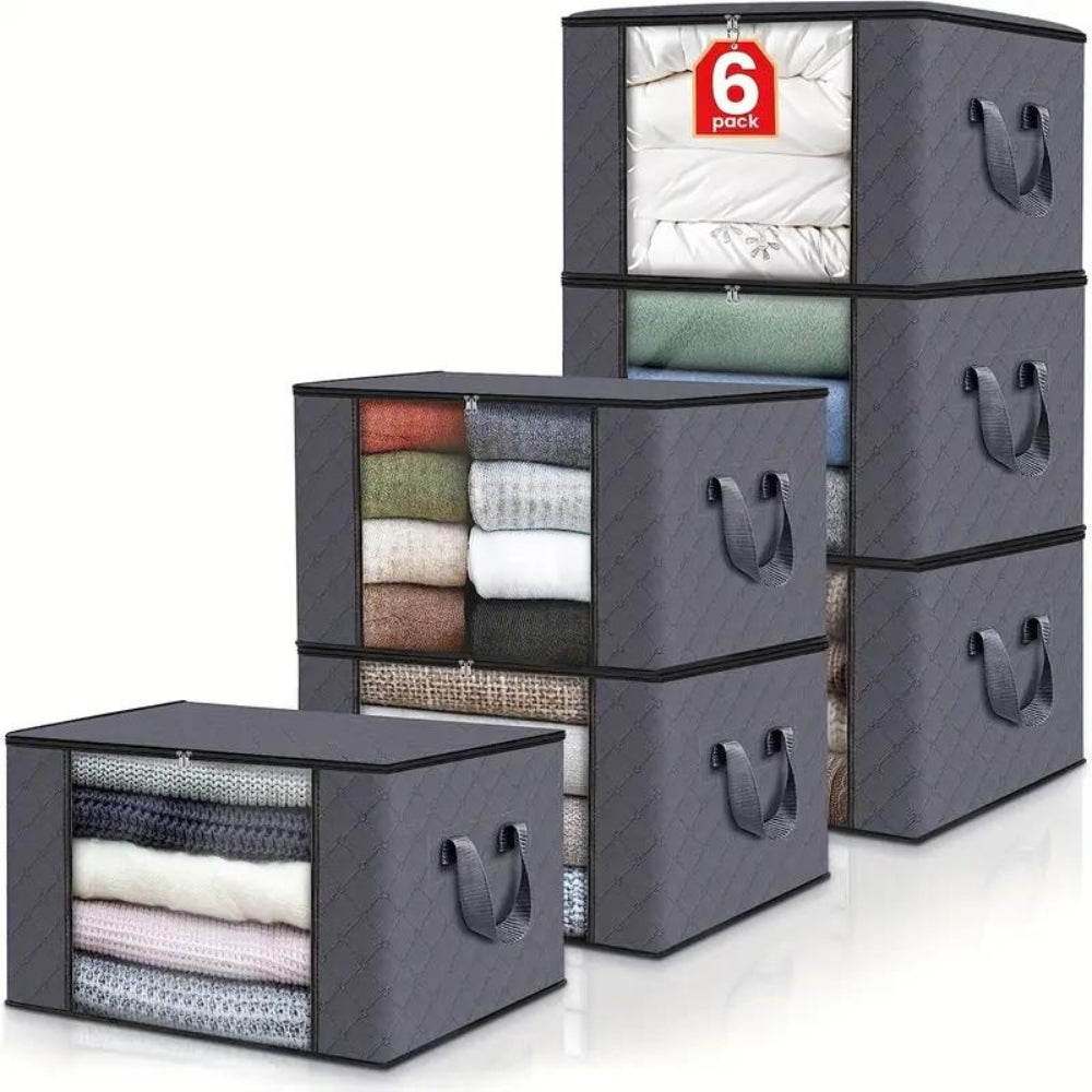 Space-Saving Foldable Storage Bag for Clothes – Dustproof Design