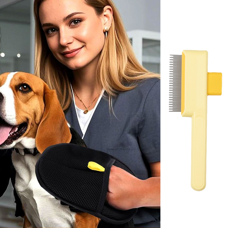 Pet Hair Eraser Gloves for Effortless Clean-Up