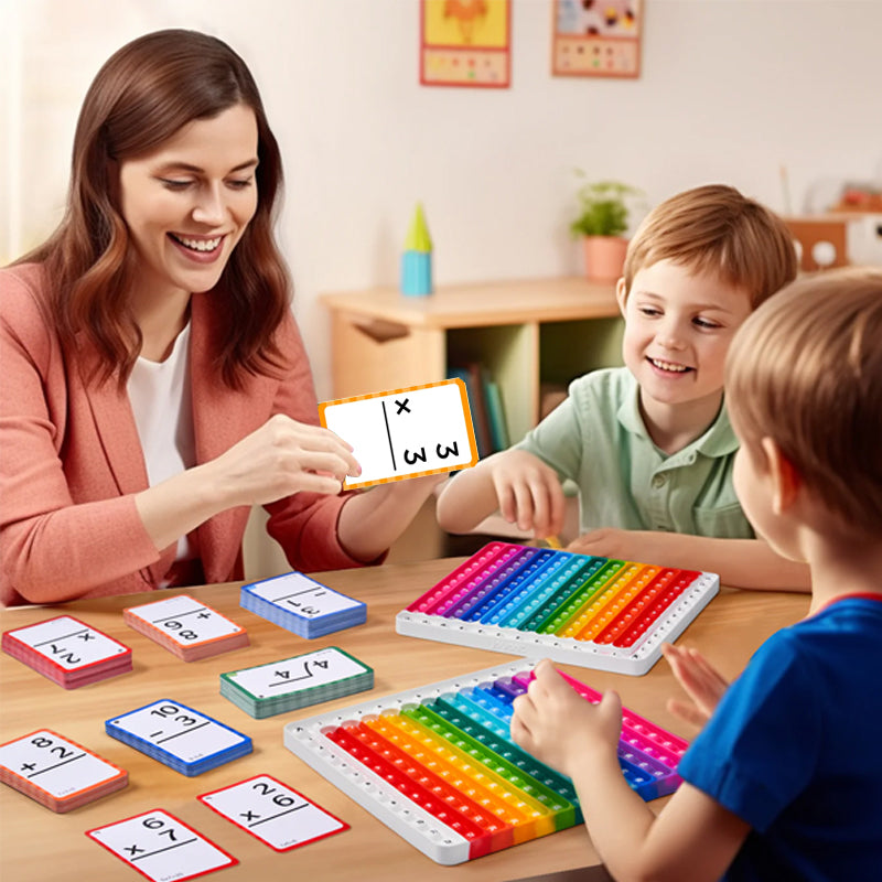 Innovative Math Learning Cards and Pop Fidget Charts for Effective Study