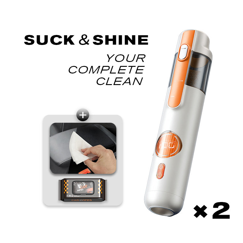 Handheld Vacuum Cleaner for Effortless Cleaning with 5 Versatile Attachments