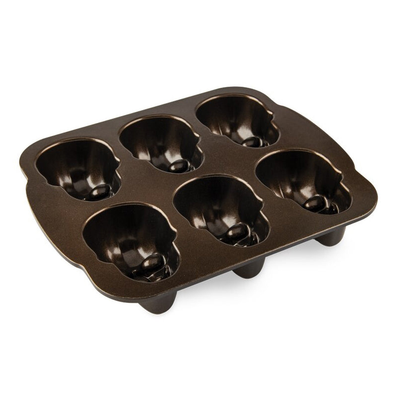Spooky Skull Cake Pan - Aluminum Mold for Halloween Treats