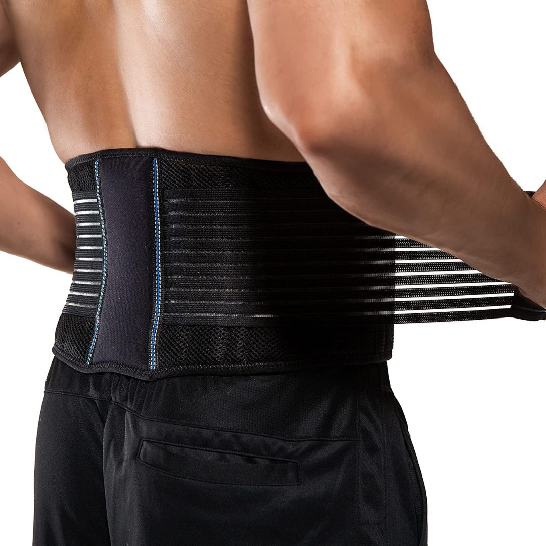 Back Pain Relief Belt for Compression Support - Lower Back Strain & Posture