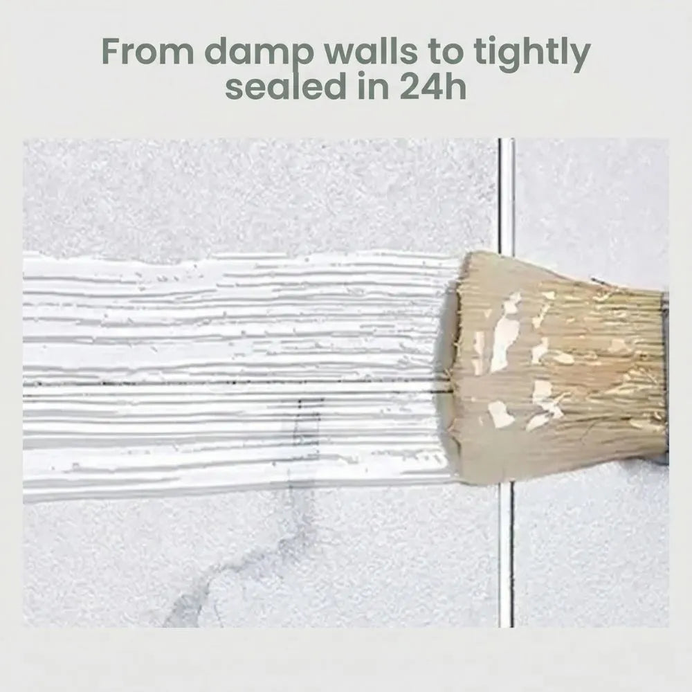 ClearSeal 500g | Waterproof Coating for Joints & Cracks | Flexible, UV & Weather Resistant | Includes Brush & Spatula