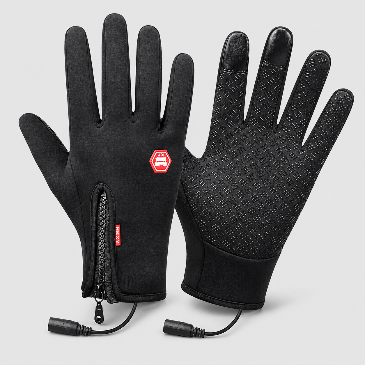 Adjustable Temperature Heated Gloves for Winter with USB Connection