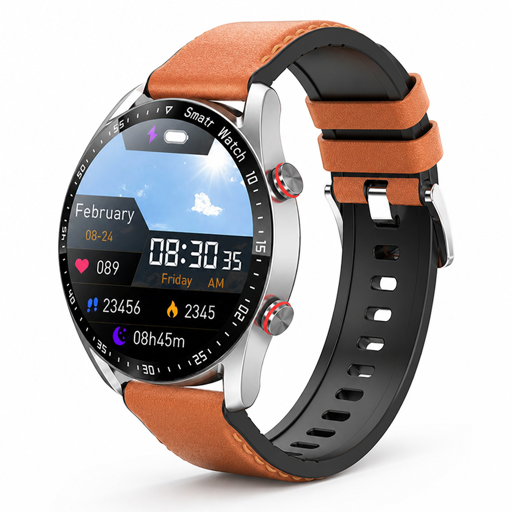 Smart Health & Communication Watch with Bluetooth Connectivity