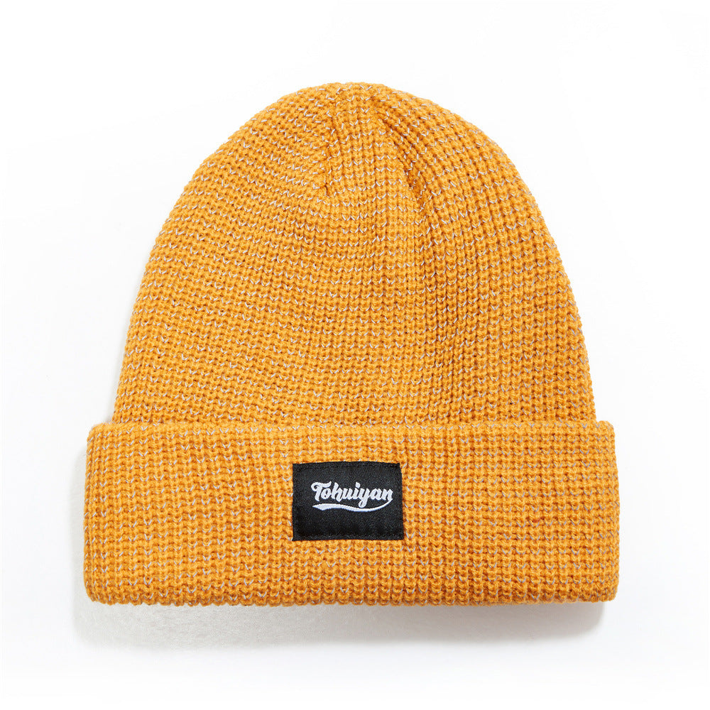 Beanie Hat with Reflective Design