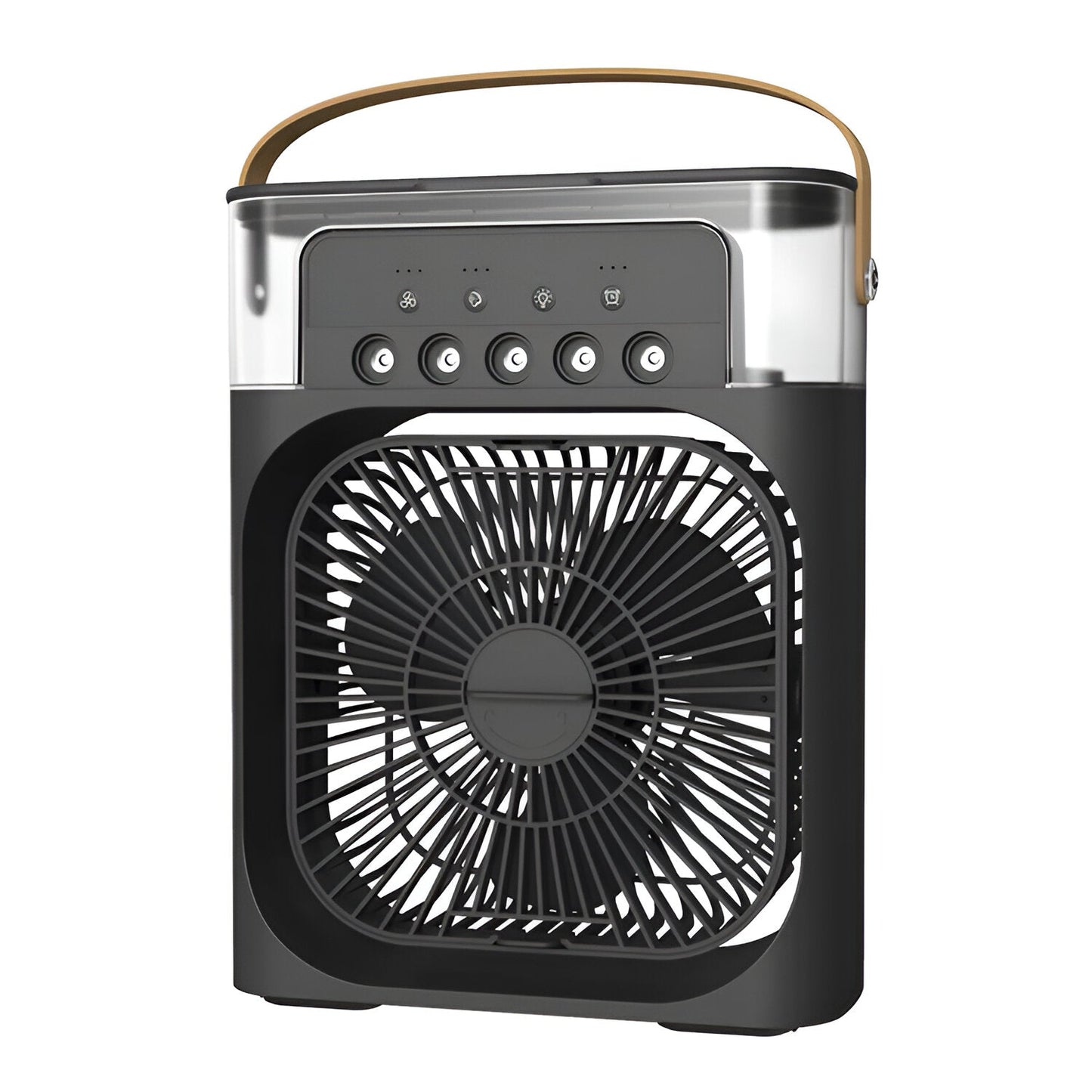 Portable 3-in-1 Air Cooler and Humidifier with Adjustable Fan Speeds