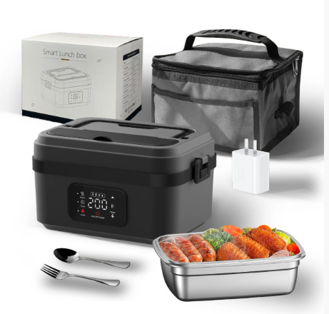 Stainless Steel Lunch Box with Heating Function – Portable Design