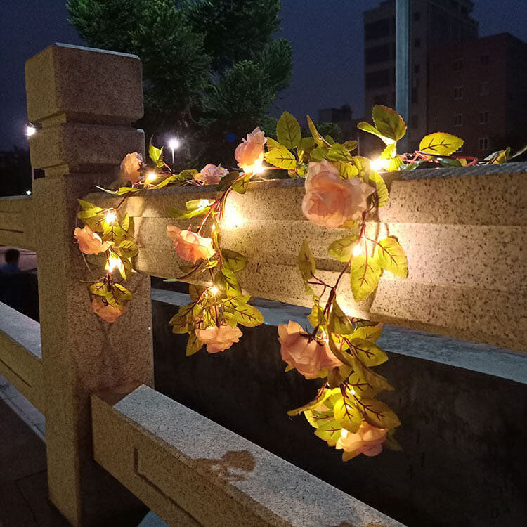 Waterproof LED String Lights for Outdoor Use – Solar-Powered and Shockproof