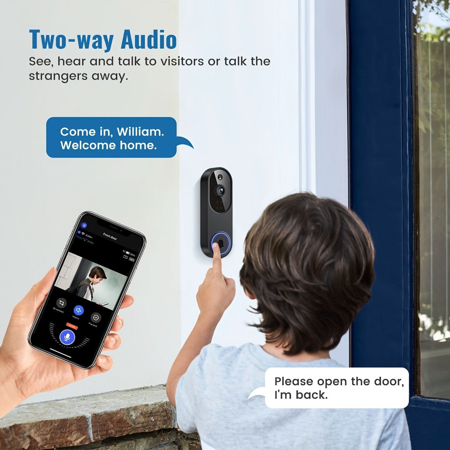 Smart Video Doorbell with Security Features