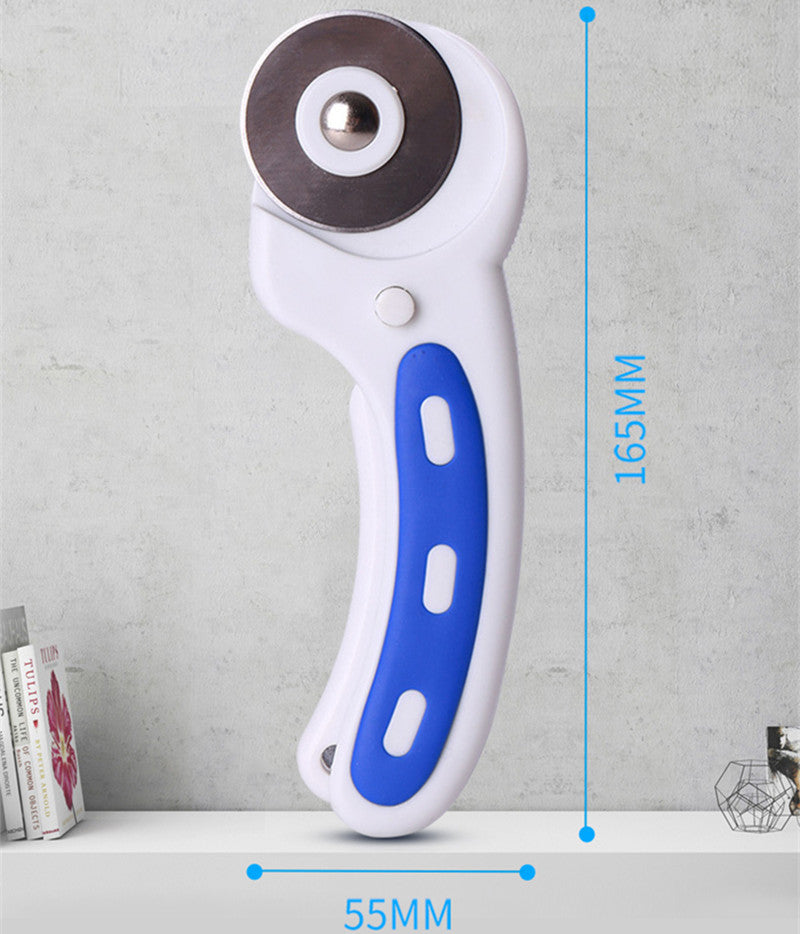 Ergonomic Rotary Cutter | Multi-Functional Cutting Tool | Ideal for Fabric, Leather & Paper