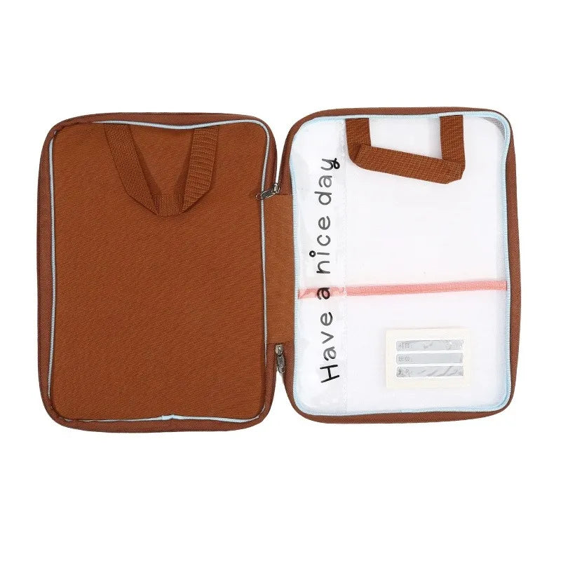 A4 Document Bag | Waterproof & Transparent | Spacious with Carry Handle