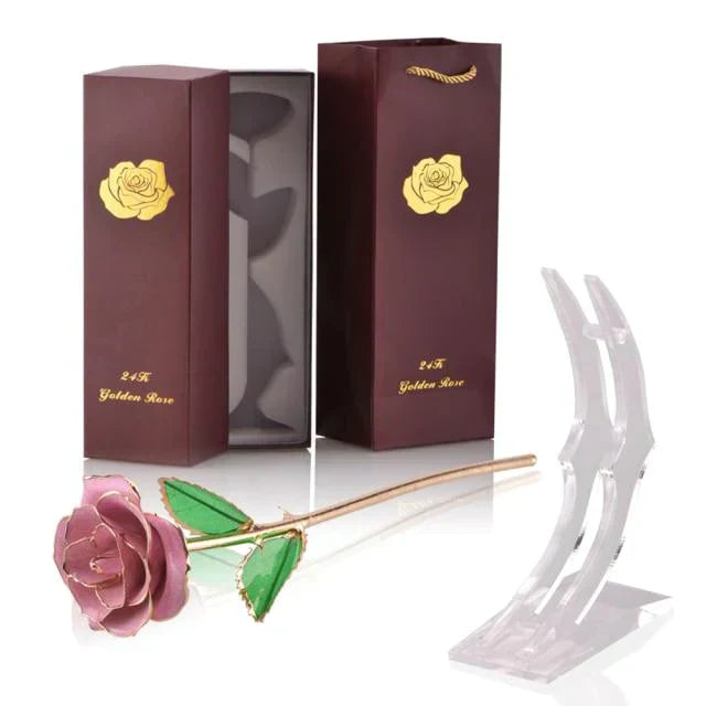 Eternal Rose Dipped in 24k Gold