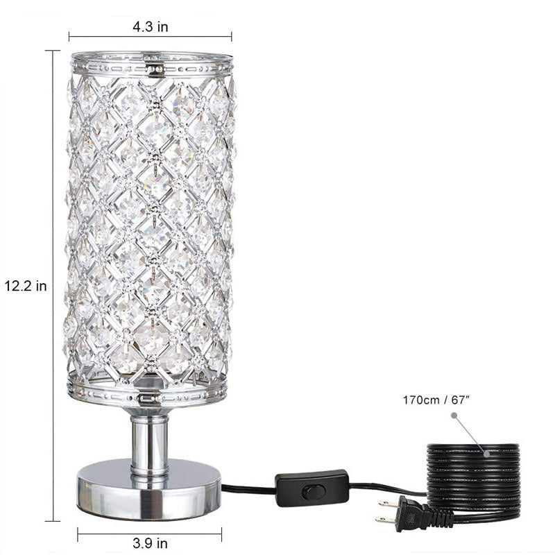 Contemporary Crystal Table Lamp for Stylish Home Lighting