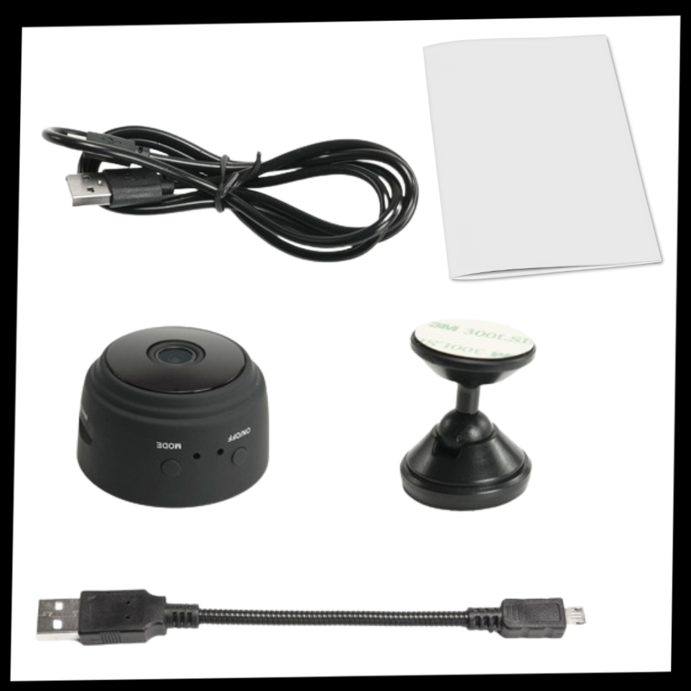 Compact Wireless Surveillance Camera